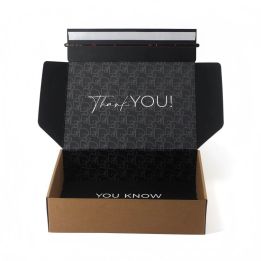 Customized Airplane Kraft Easy-tear Zipper Mailing Shipping Packaging Boxes