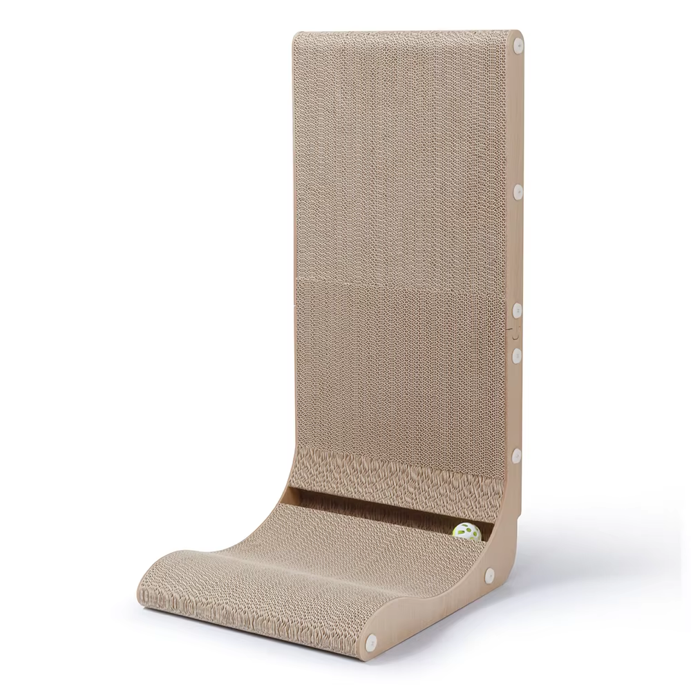Eco-Friendly Corrugated Cat Scratcher Lounge for DIY Cardboard Toys Eco-Friendly Corrugated Cat Scratcher Lounge for DIY Cardboard Toys
