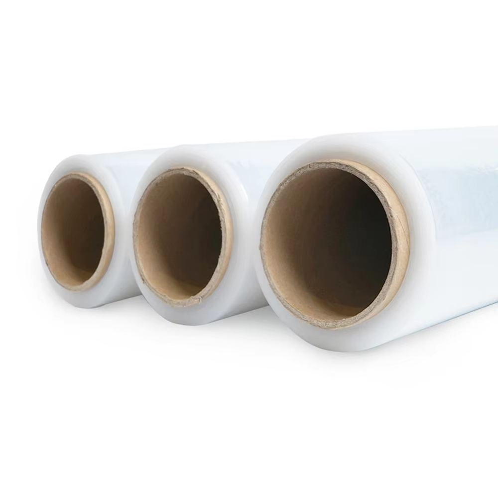 Custom Recyclable Eco-Friendly Stretch Film | High Tensile & Puncture Resistant Pallet Wrap for Logistics Packaging Custom Recyclable Eco-Friendly Stretch Film | High Tensile & Puncture Resistant Pallet Wrap for Logistics Packaging