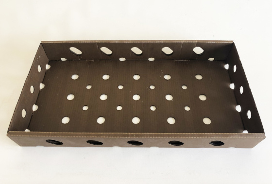 Custom Wax-Impregnated Waterproof Corrugated Seafood Trays for Cold Chain Transport