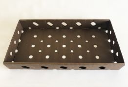 Custom Wax-Impregnated Waterproof Corrugated Seafood Trays for Cold Chain Transport